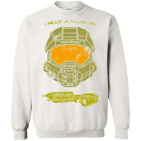 Sweatshirts White / S Need a Weapon Crewneck Sweatshirt