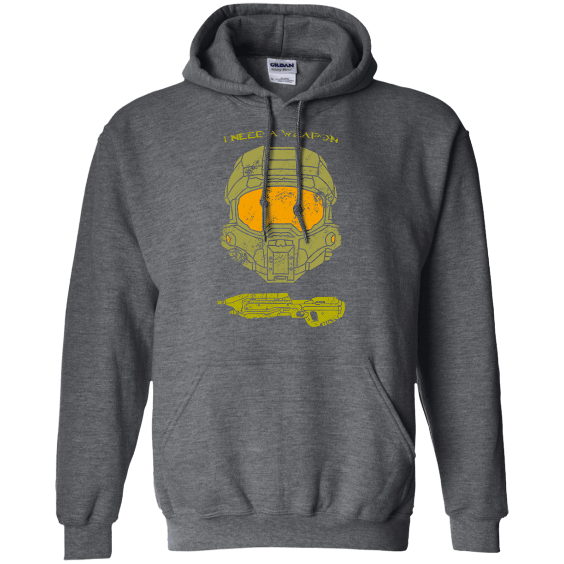 Sweatshirts Dark Heather / S Need a Weapon Pullover Hoodie