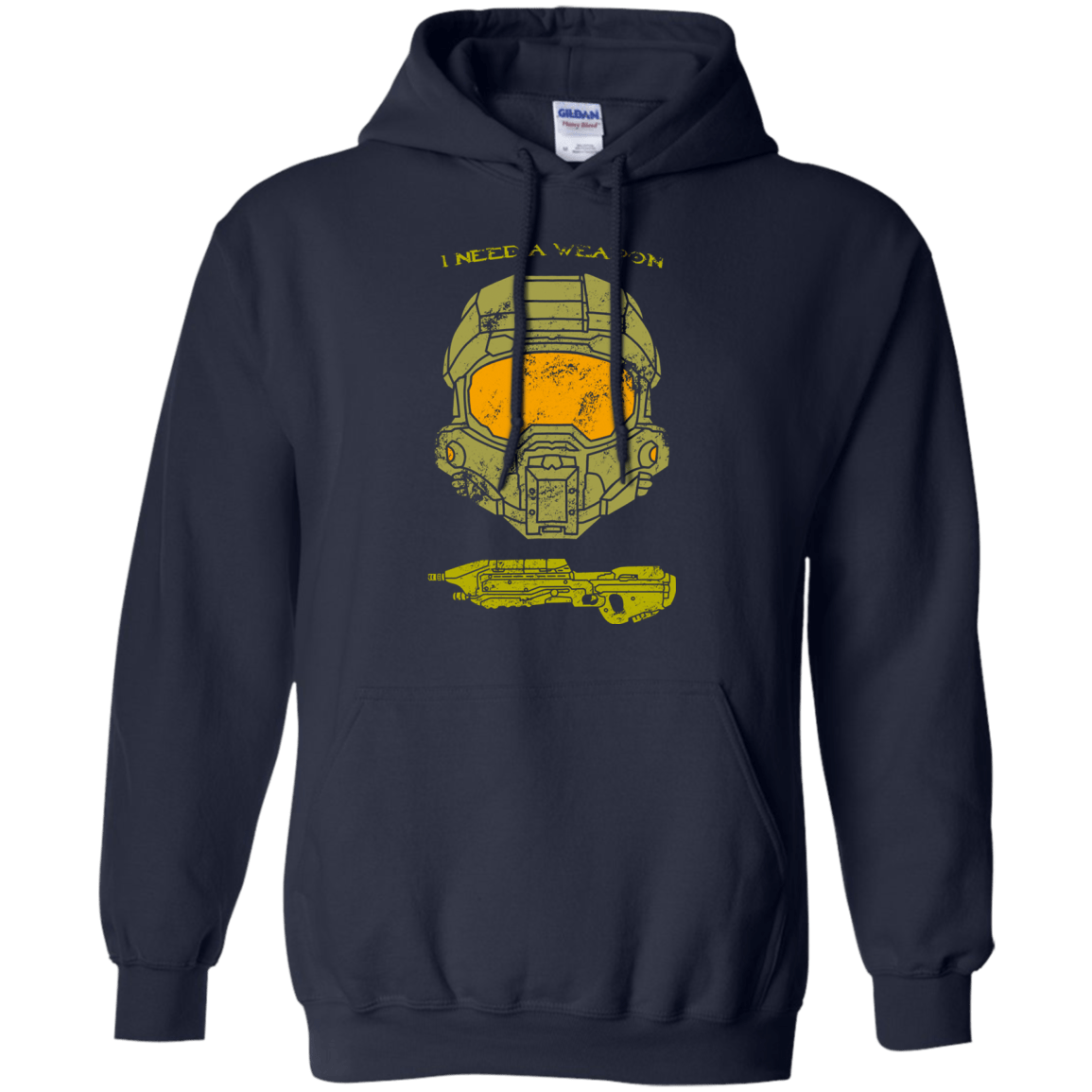 Sweatshirts Navy / S Need a Weapon Pullover Hoodie