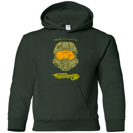 Sweatshirts Forest Green / YS Need a Weapon Youth Hoodie