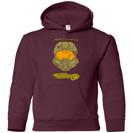 Sweatshirts Maroon / YS Need a Weapon Youth Hoodie