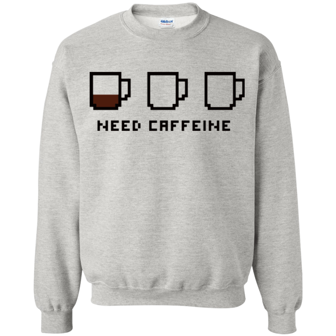 Sweatshirts Ash / Small Need Caffeine Crewneck Sweatshirt