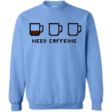 Sweatshirts Carolina Blue / Small Need Caffeine Crewneck Sweatshirt