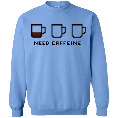 Sweatshirts Carolina Blue / Small Need Caffeine Crewneck Sweatshirt