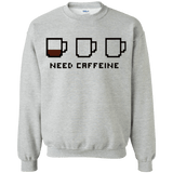 Sweatshirts Sport Grey / Small Need Caffeine Crewneck Sweatshirt