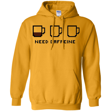 Sweatshirts Gold / Small Need Caffeine Pullover Hoodie