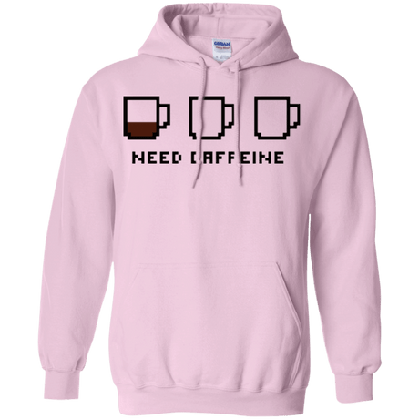 Sweatshirts Light Pink / Small Need Caffeine Pullover Hoodie