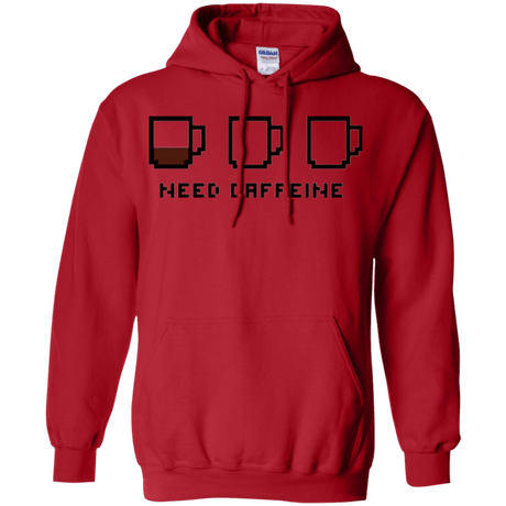 Sweatshirts Red / Small Need Caffeine Pullover Hoodie