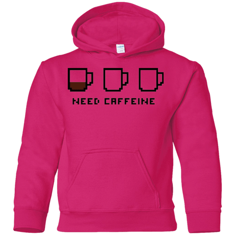 Sweatshirts Heliconia / YS Need Caffeine Youth Hoodie