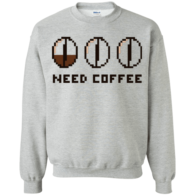 Sweatshirts Sport Grey / Small Need Coffee Crewneck Sweatshirt