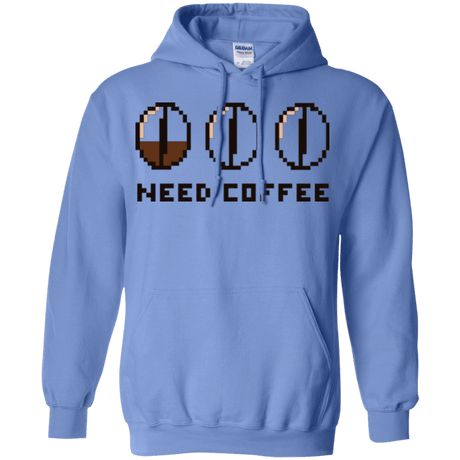 Sweatshirts Carolina Blue / Small Need Coffee Pullover Hoodie