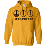 Sweatshirts Gold / Small Need Coffee Pullover Hoodie