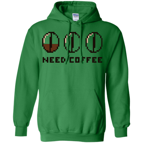 Sweatshirts Irish Green / Small Need Coffee Pullover Hoodie