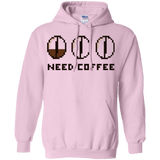 Sweatshirts Light Pink / Small Need Coffee Pullover Hoodie