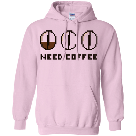 Sweatshirts Light Pink / Small Need Coffee Pullover Hoodie