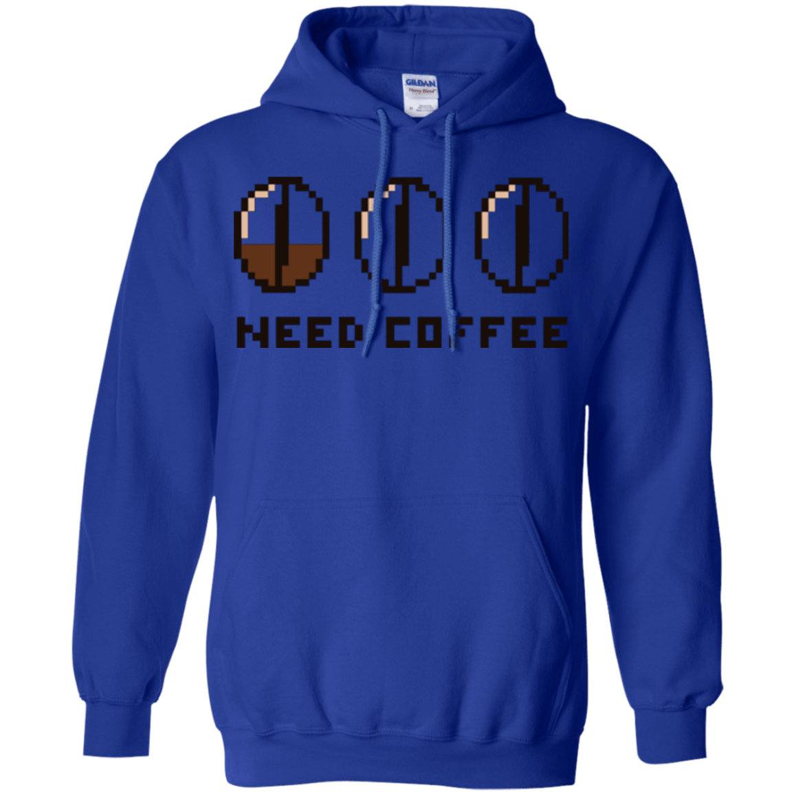 Sweatshirts Royal / Small Need Coffee Pullover Hoodie