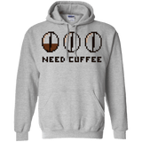 Sweatshirts Sport Grey / Small Need Coffee Pullover Hoodie