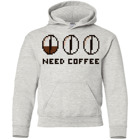 Sweatshirts Ash / YS Need Coffee Youth Hoodie