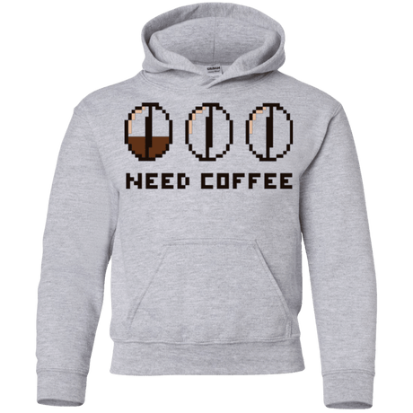 Sweatshirts Sport Grey / YS Need Coffee Youth Hoodie