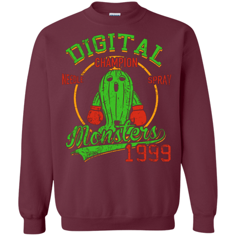 Sweatshirts Maroon / Small Needle Spray Crewneck Sweatshirt
