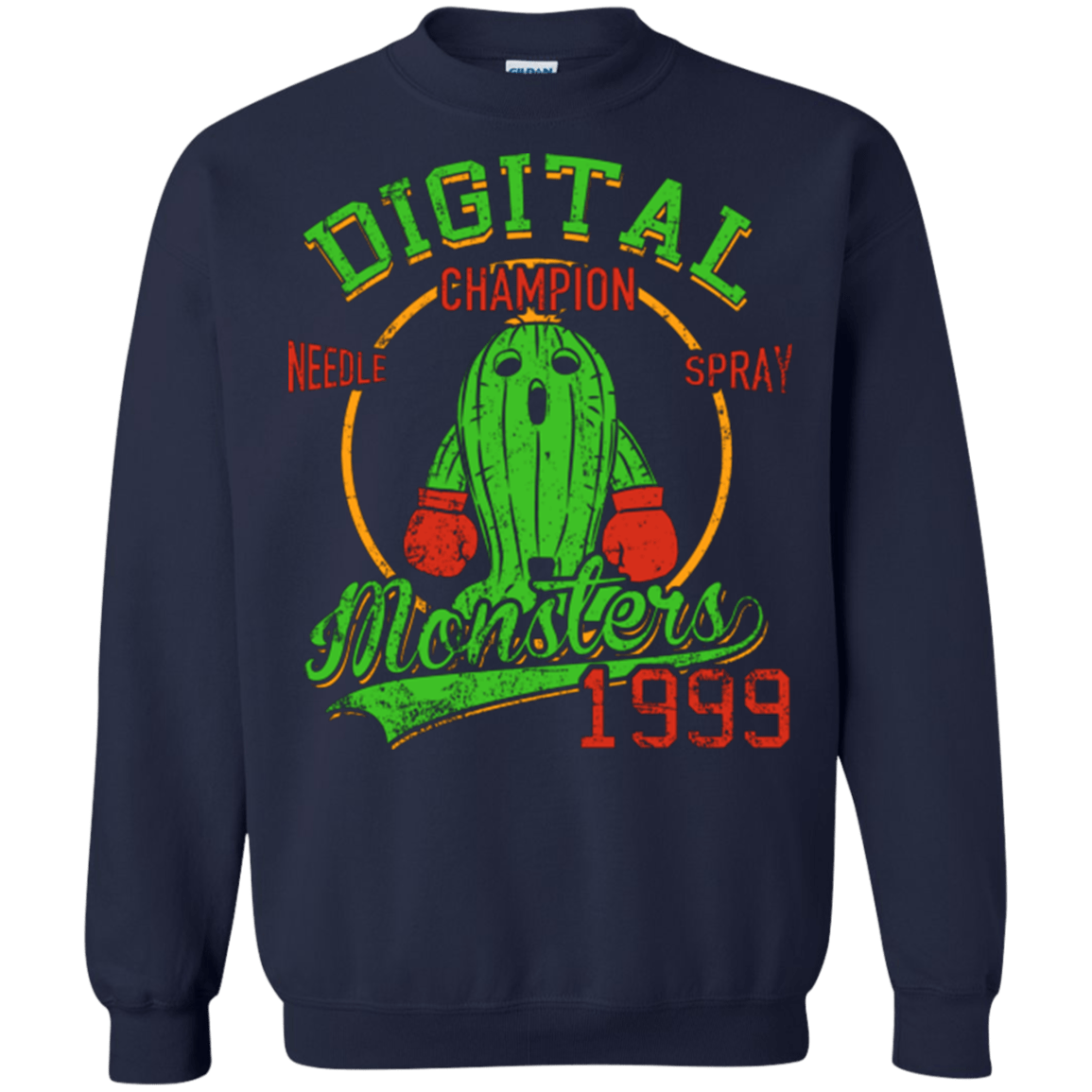 Sweatshirts Navy / Small Needle Spray Crewneck Sweatshirt