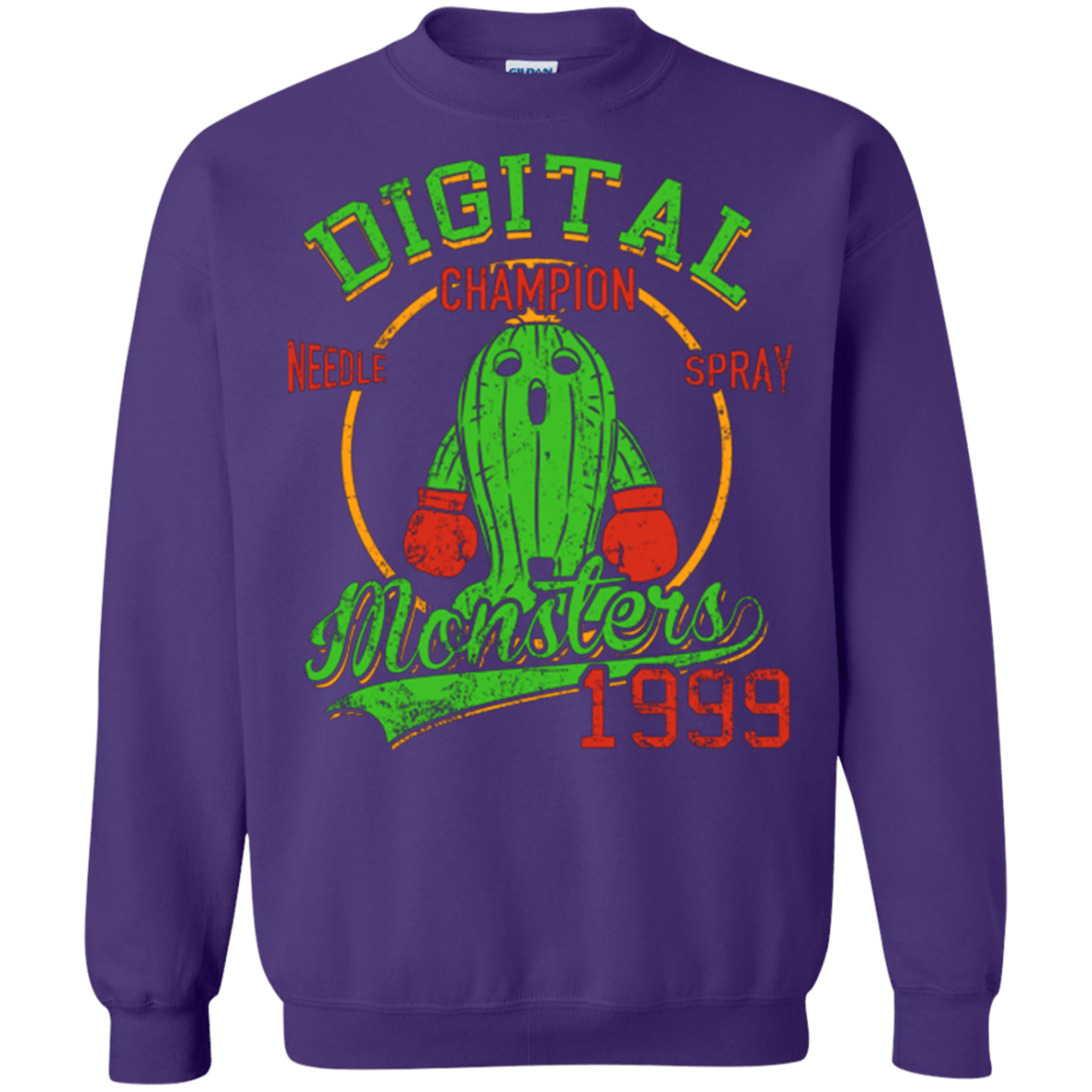 Sweatshirts Purple / Small Needle Spray Crewneck Sweatshirt