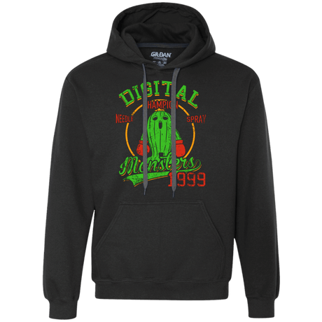 Sweatshirts Black / Small Needle Spray Premium Fleece Hoodie