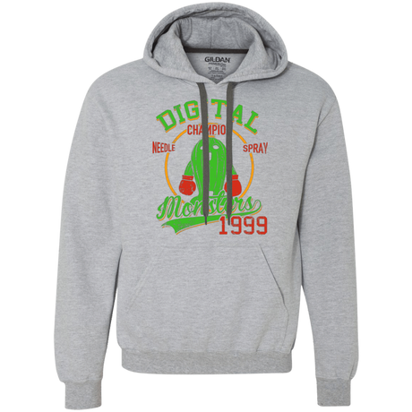 Sweatshirts Sport Grey / Small Needle Spray Premium Fleece Hoodie