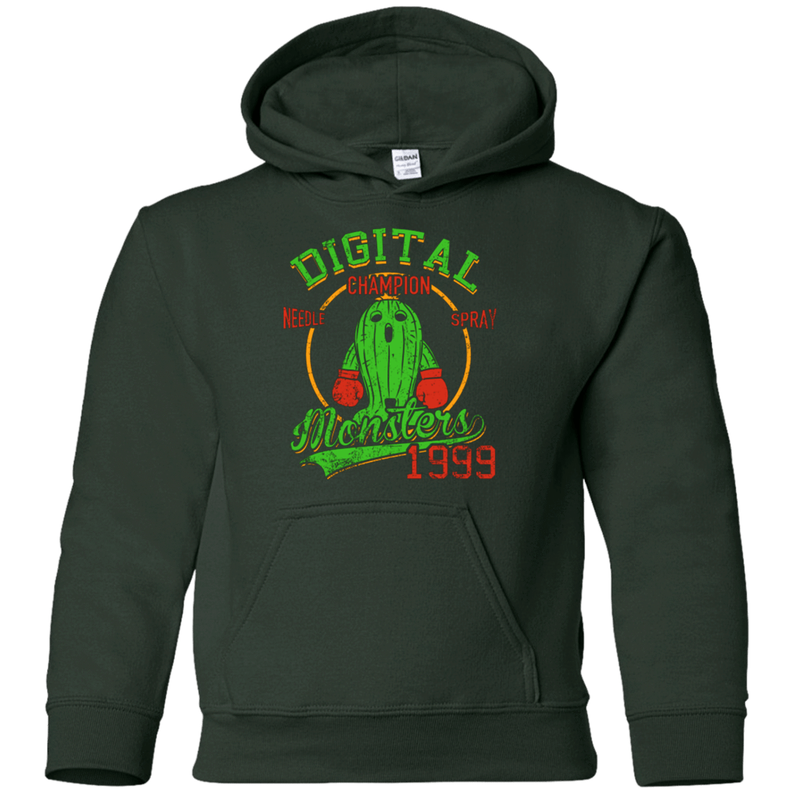 Sweatshirts Forest Green / YS Needle Spray Youth Hoodie