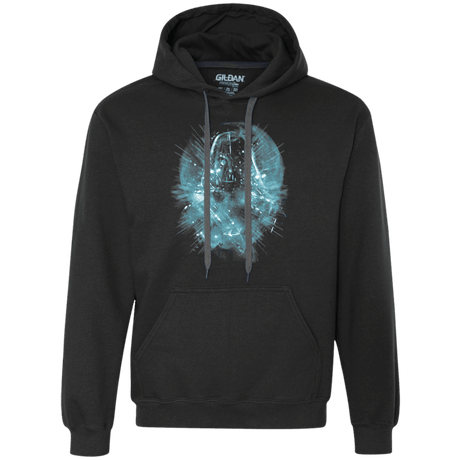 Sweatshirts Black / Small Nefarious Nebula blue ink Premium Fleece Hoodie