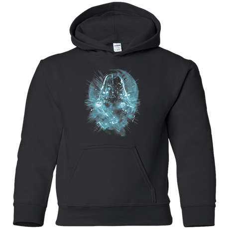 Sweatshirts Black / YS Nefarious Nebula blue ink Youth Hoodie