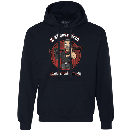 Sweatshirts Navy / Small Negan Chooses You Premium Fleece Hoodie