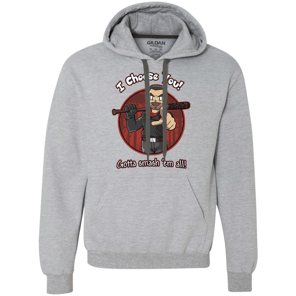 Sweatshirts Sport Grey / Small Negan Chooses You Premium Fleece Hoodie