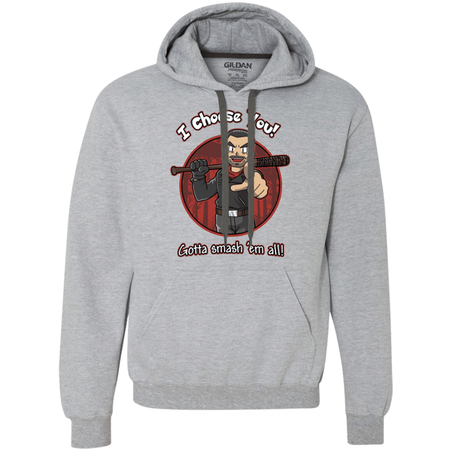 Sweatshirts Sport Grey / Small Negan Chooses You Premium Fleece Hoodie