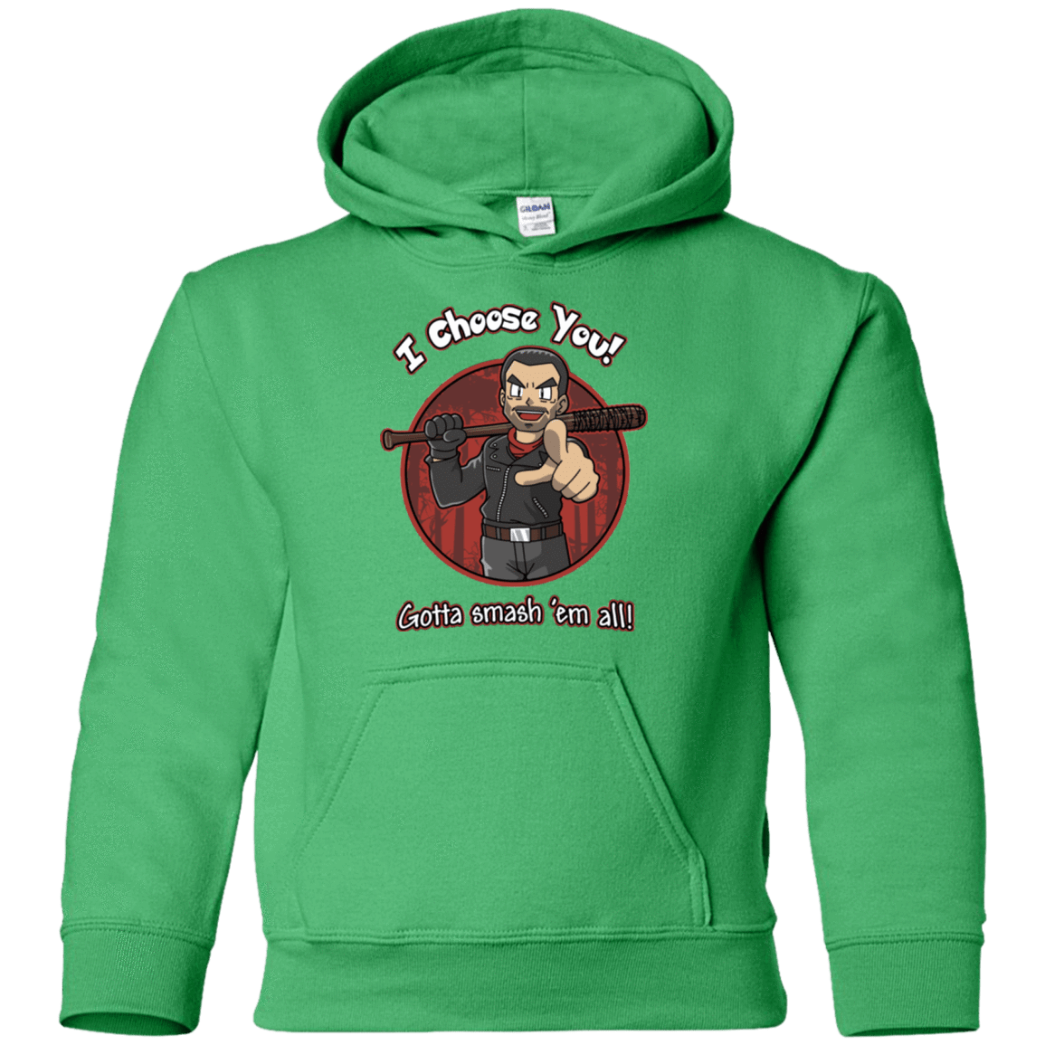 Sweatshirts Irish Green / YS Negan Chooses You Youth Hoodie