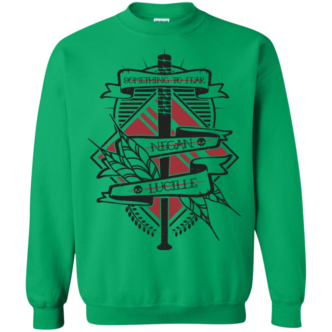 Sweatshirts Irish Green / Small Negan & Lucille Crewneck Sweatshirt