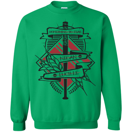 Sweatshirts Irish Green / Small Negan & Lucille Crewneck Sweatshirt