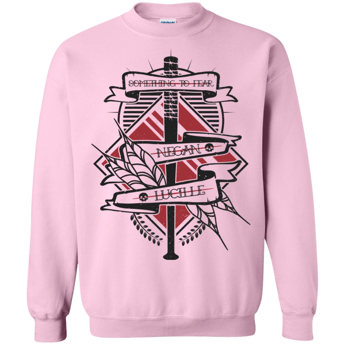 Sweatshirts Light Pink / Small Negan & Lucille Crewneck Sweatshirt