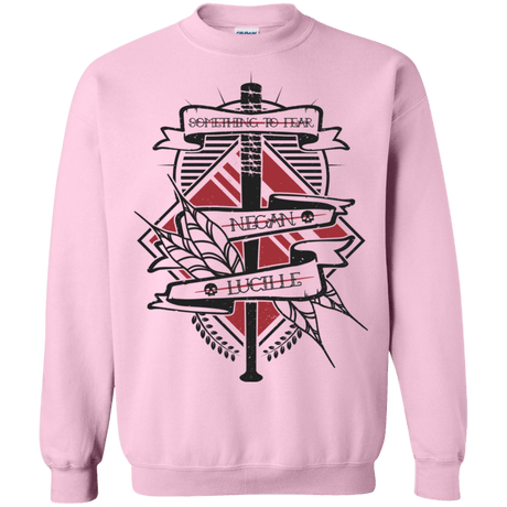 Sweatshirts Light Pink / Small Negan & Lucille Crewneck Sweatshirt