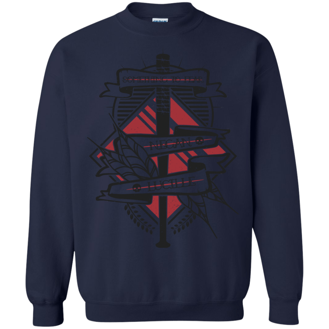 Sweatshirts Navy / Small Negan & Lucille Crewneck Sweatshirt