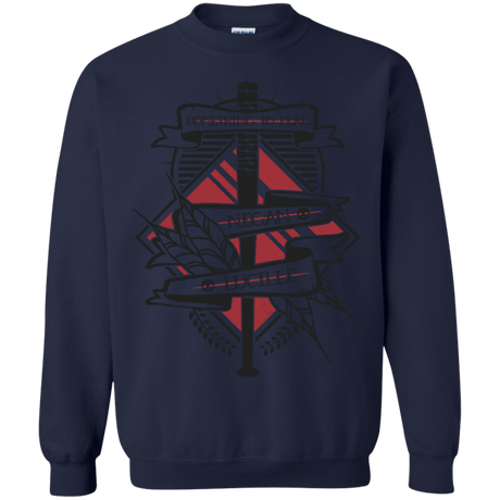 Sweatshirts Navy / Small Negan & Lucille Crewneck Sweatshirt