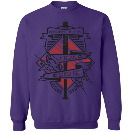 Sweatshirts Purple / Small Negan & Lucille Crewneck Sweatshirt