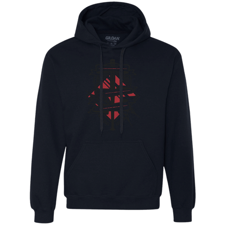Sweatshirts Navy / Small Negan & Lucille Premium Fleece Hoodie