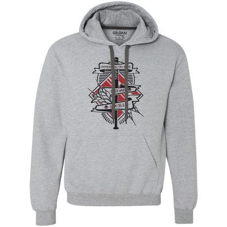Sweatshirts Sport Grey / Small Negan & Lucille Premium Fleece Hoodie