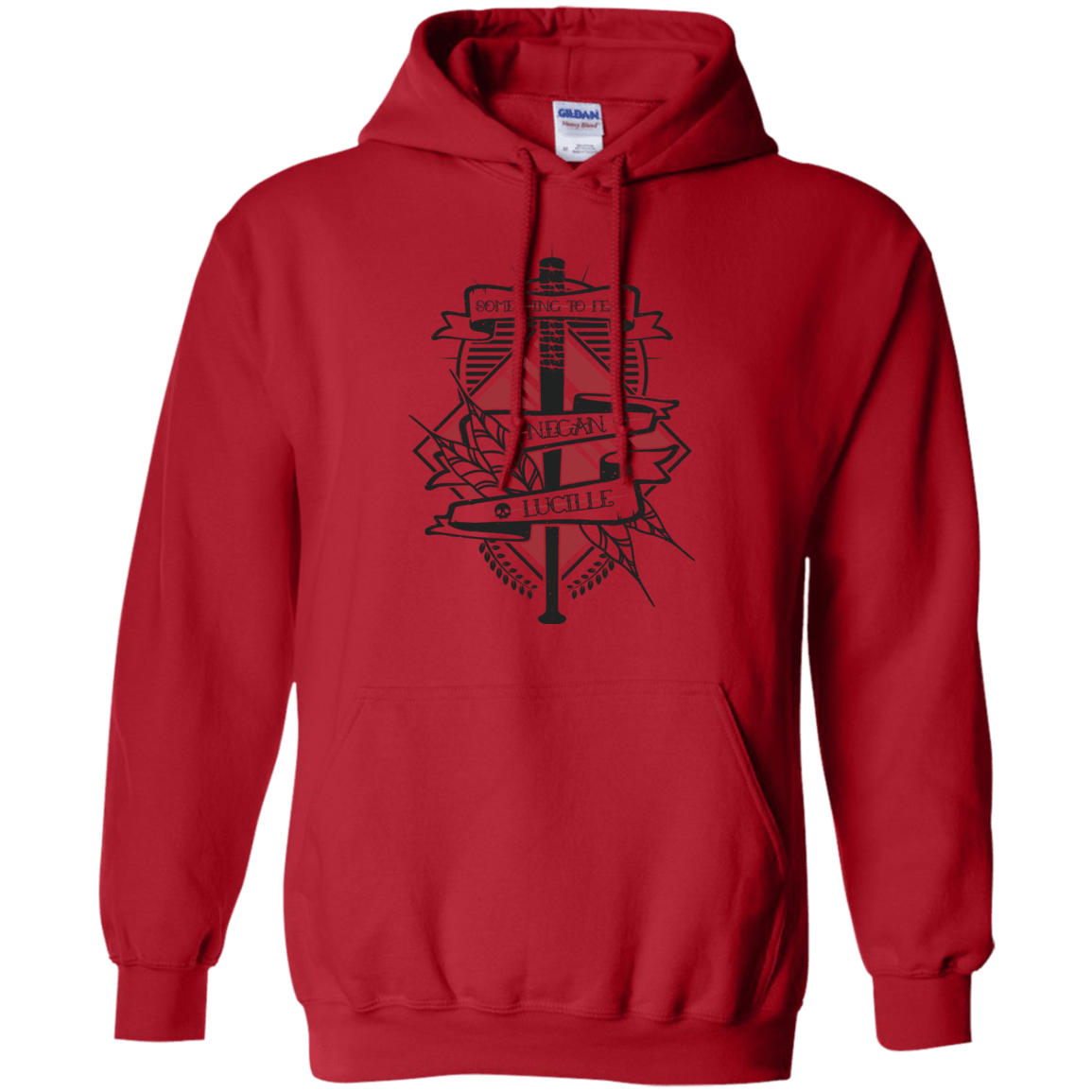 Sweatshirts Red / Small Negan & Lucille Pullover Hoodie