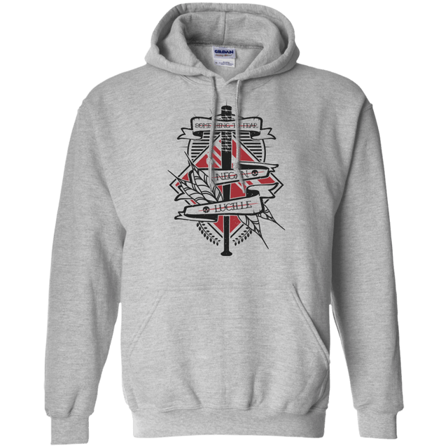 Sweatshirts Sport Grey / Small Negan & Lucille Pullover Hoodie