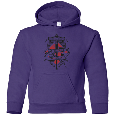 Sweatshirts Purple / YS Negan & Lucille Youth Hoodie