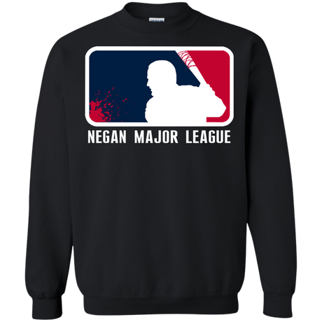 Sweatshirts Black / Small Negan Mayor League Crewneck Sweatshirt