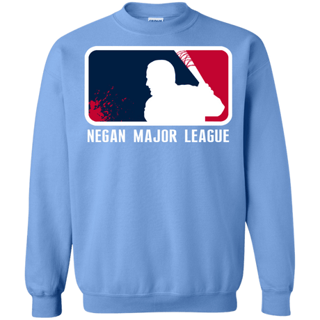 Sweatshirts Carolina Blue / Small Negan Mayor League Crewneck Sweatshirt