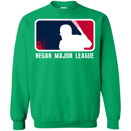 Sweatshirts Irish Green / Small Negan Mayor League Crewneck Sweatshirt